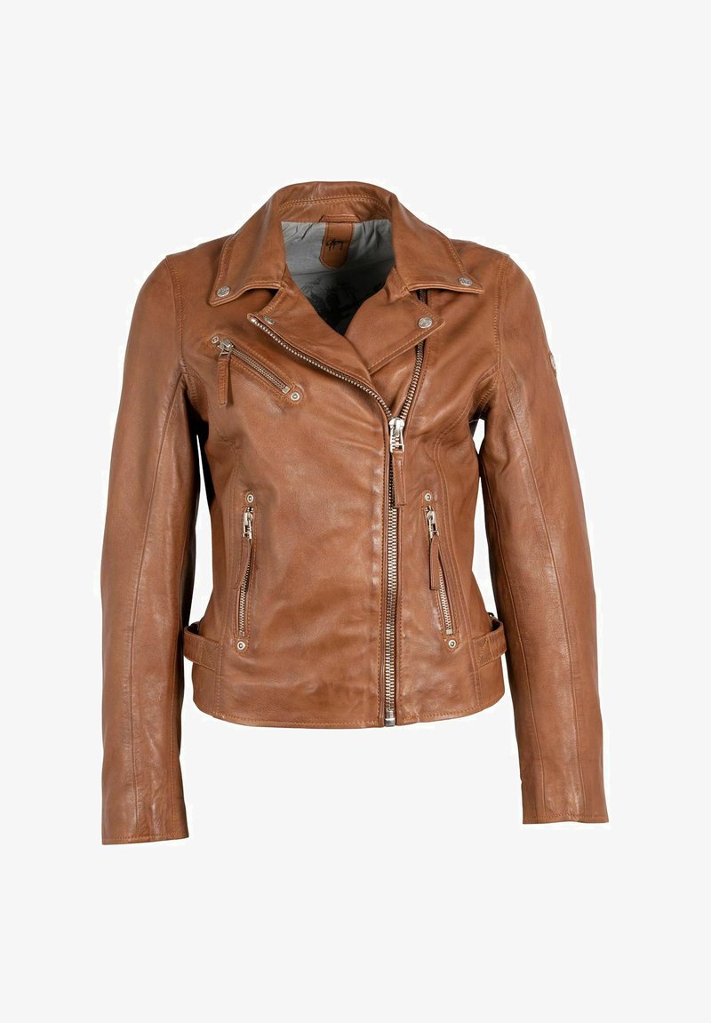 Gipsy by Mauritius Lederjacke bio cognac/braun Zalando