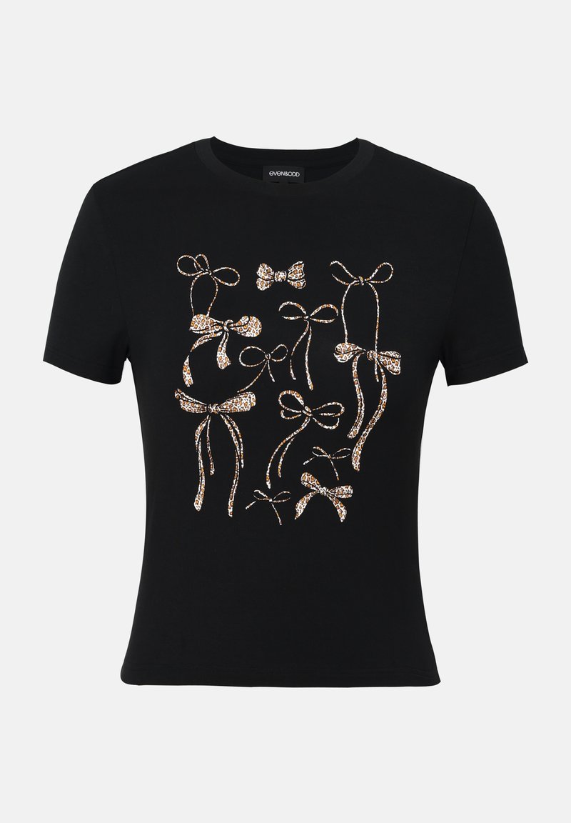 Even&Odd T-shirt print zwart