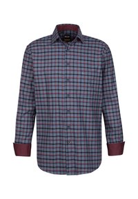 BARI KENT LANGARM MODERN FIT - Hemd - black