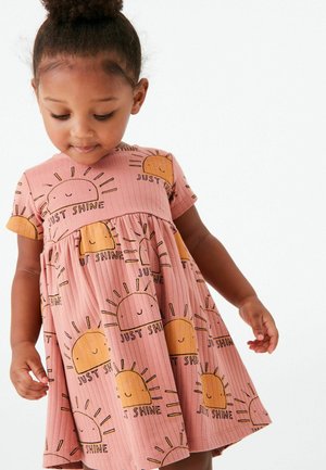 Gebreide jurk - blush pink sunshine