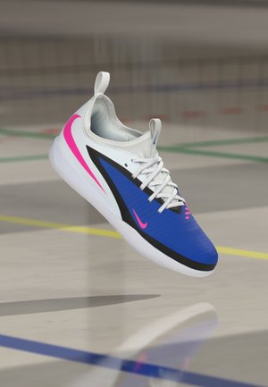 JR PHANTOM 6 LOW ACADEMY IC UNISEX - Μπότες ποδοσφαίρου εσωτερικού χώρου - racer blue/pink blast/white