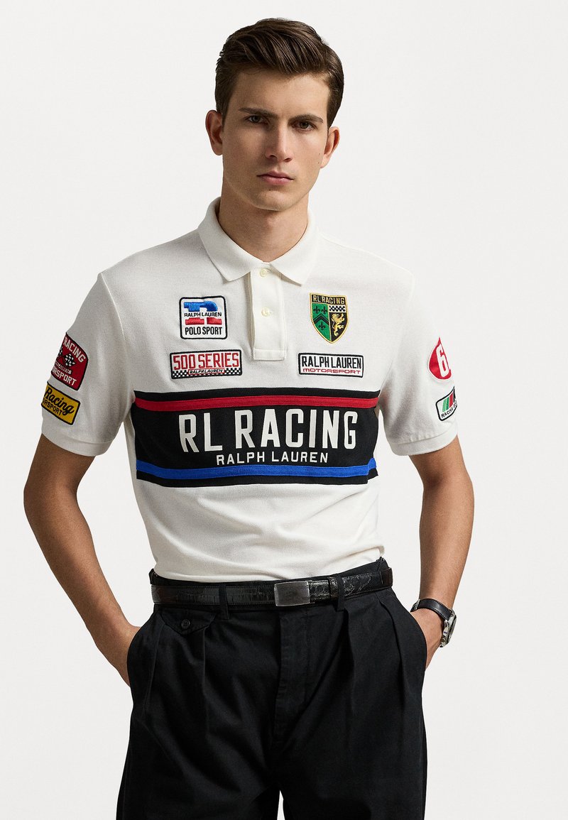 Polo Ralph Lauren - SHORT SLEEVE - Poloskjorter - white, Forstørre