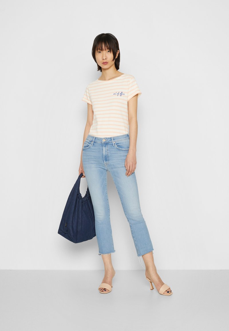 Mother THE INSIDER CROP STEP FRAY - Slim fit jeans - limited 