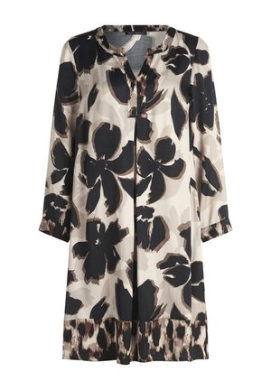 Betty Barclay, BETTY BARCLAY LANGARM TUNIKAKLEID - Robe de jour - beige schwarz