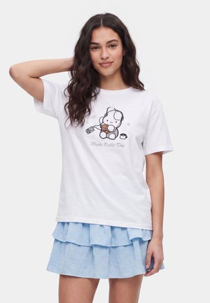 myMo, POP - T-shirt con stampa - white