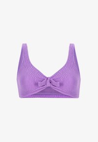 Wybrany, fioletowy pastelowy top kąpielowy