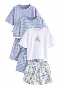 Next - 3 PACK REGULAR FIT - Pyjama - blue white floral Miniatuurafbeelding 1