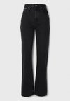 HIGH RISE STRAIGHT - Jeans straight leg - denim black