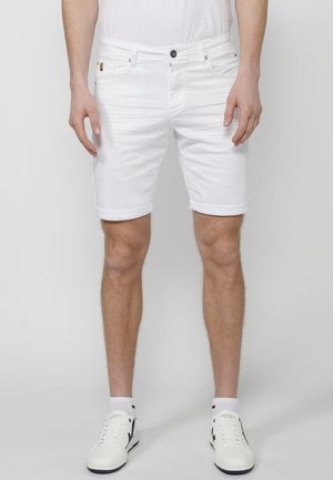 Koroshi REGULAR BERMUDA - Short en jean - blanco white