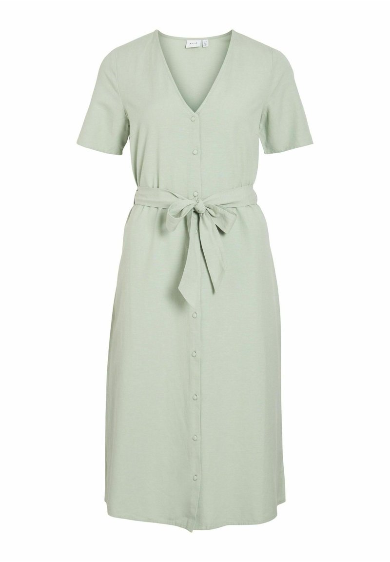 Vila Blousejurk groen gemêleerd Vila Blousejurk groen gemêleerd