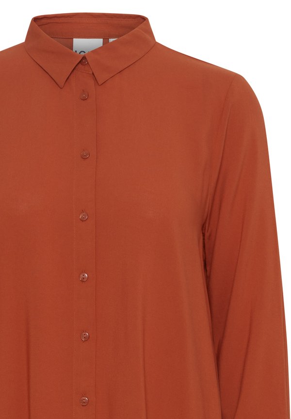 IHMAIN  - Button-down blouse - rooibos tea3