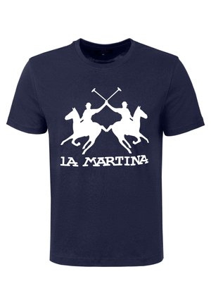 La Martina BEKLEIDUNG MCR001 - T-shirt con stampa - navy mcr js