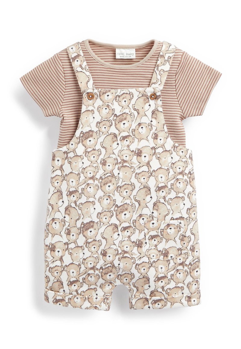Kinder Jumpsuits & Playsuits | Next 2 PIECE BEAR Latzhose brown/braun - KM58954 Kinder Jumpsuits & Playsuits | Next 2 PIECE BEAR Latzhose brown/braun - KM58954