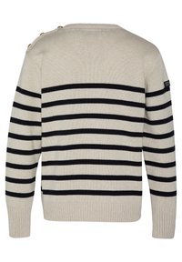 Schott CREWNECK SAILOR  - Strickpullover - naturel marine