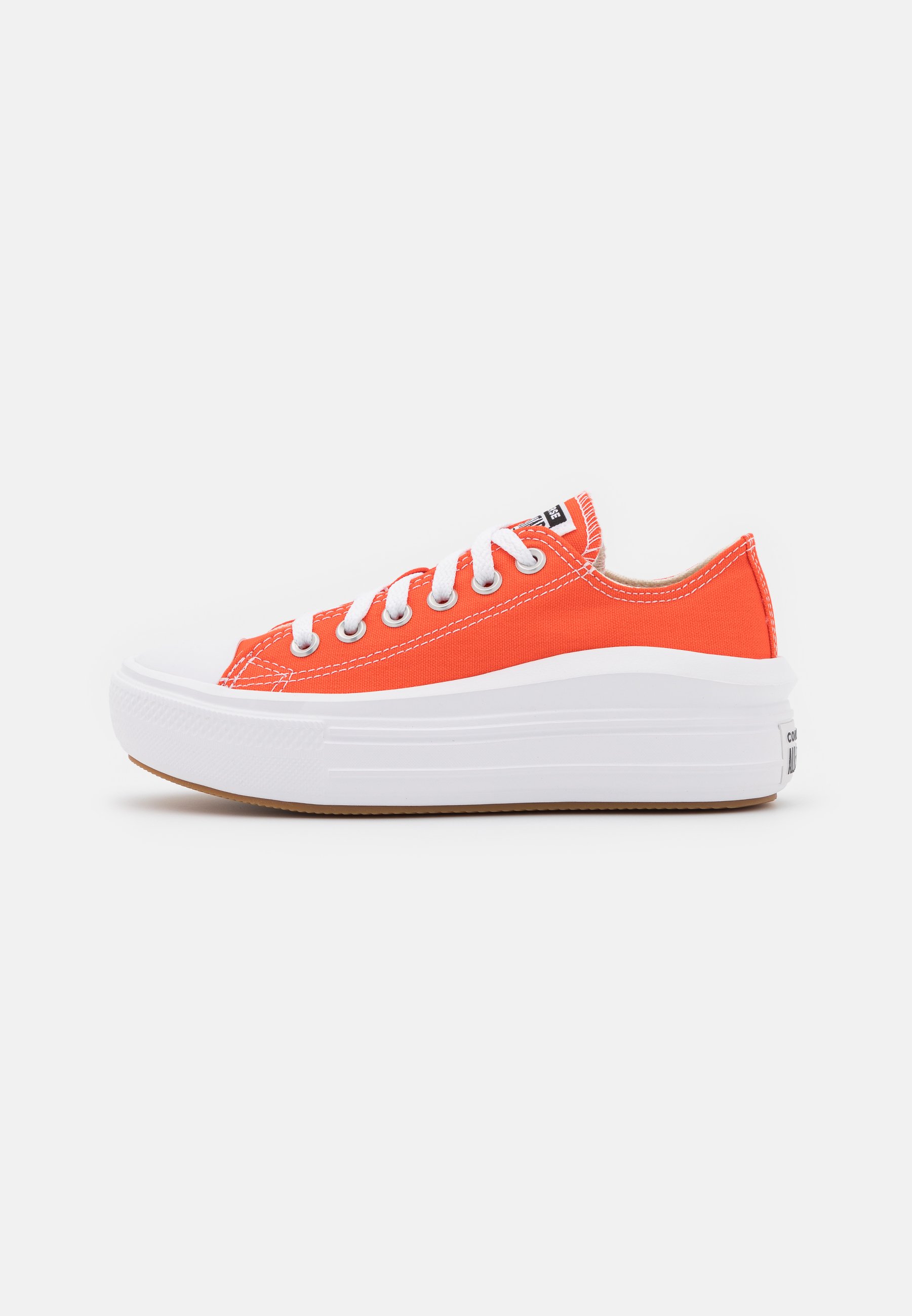 Converse CHUCK TAYLOR MOVE PLATFORM - Trainers - bright  poppy/black/white/red - Zalando.de