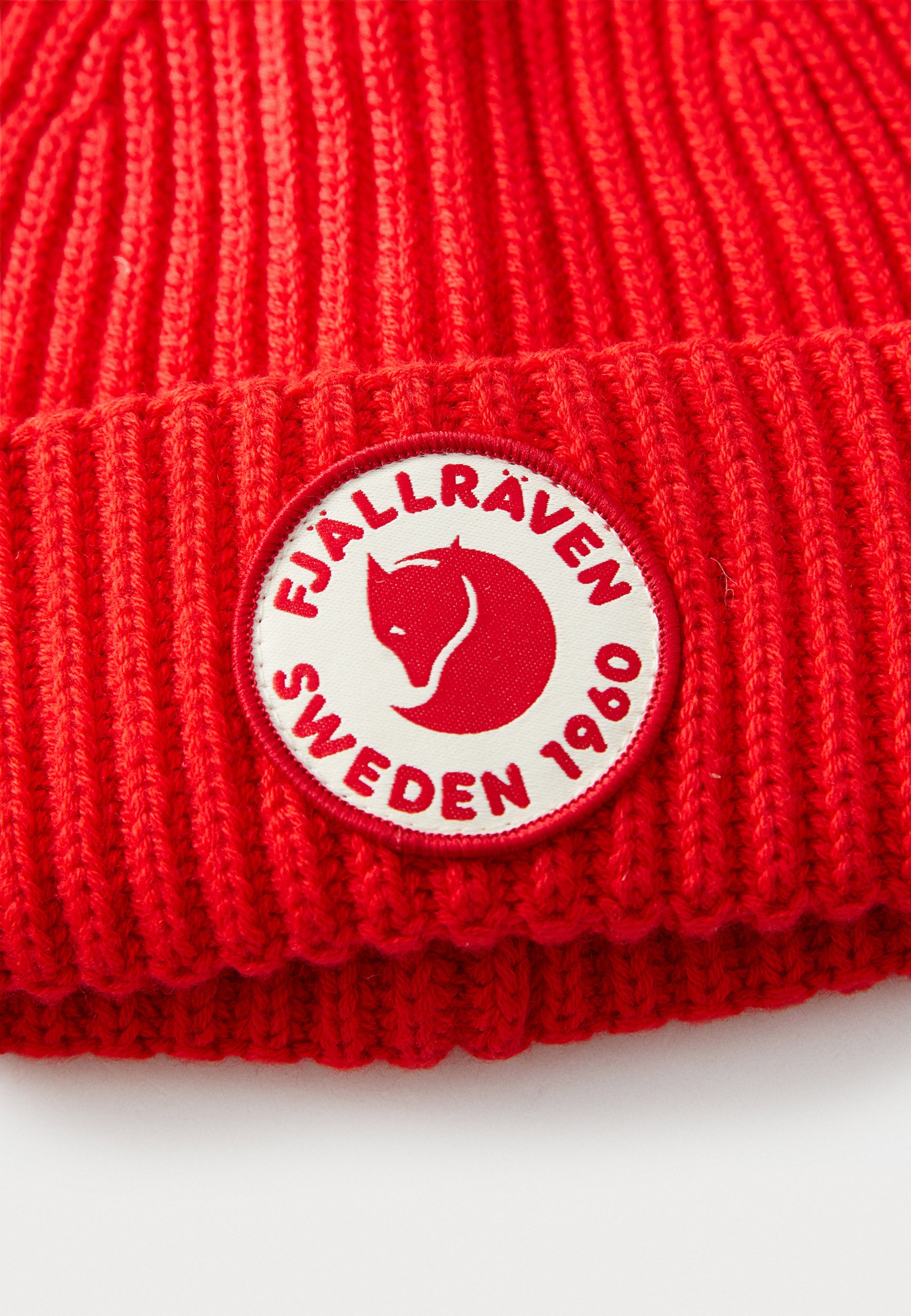 Fjällräven 1960 LITE LOGO HAT UNISEX - Beanie - true red/red - Zalando