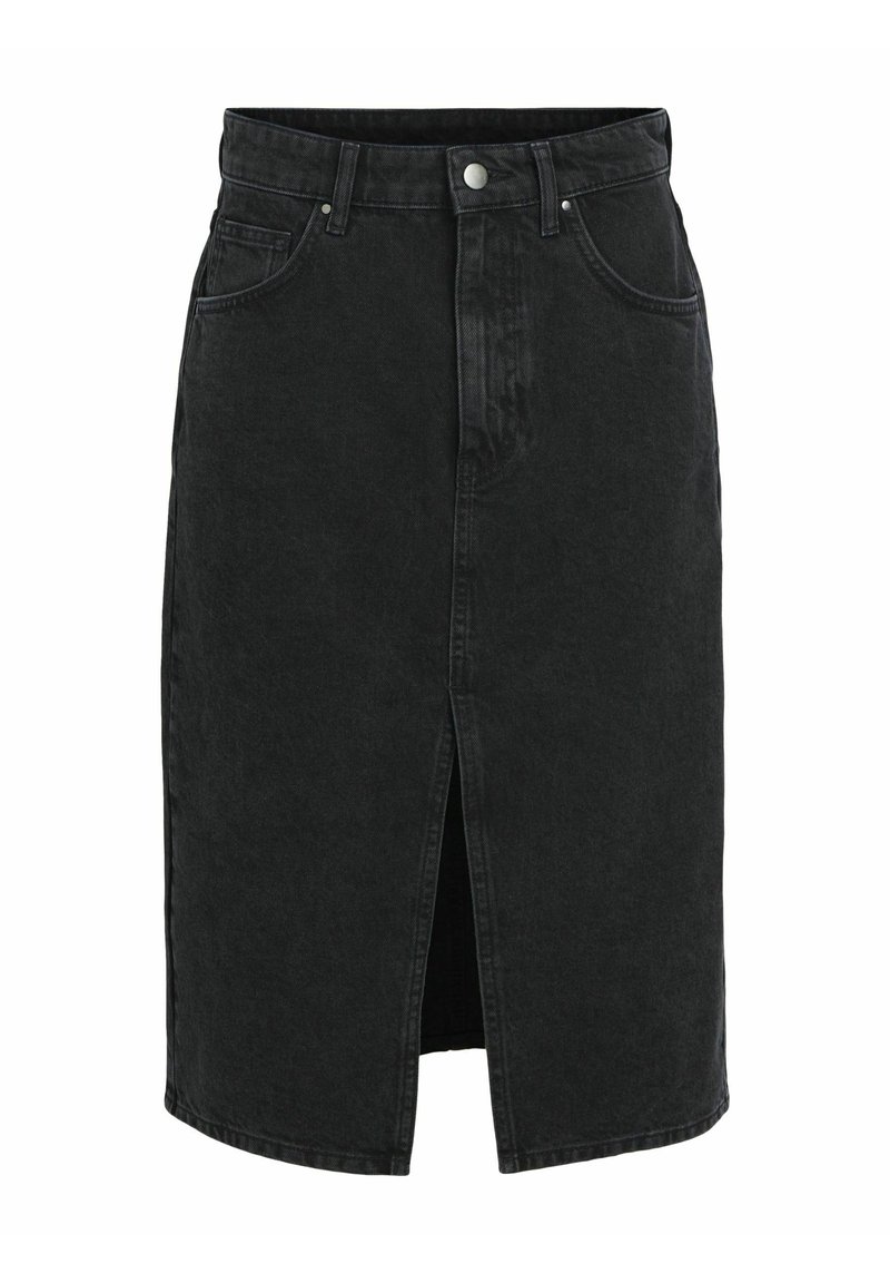 Object MIDI Jeansrock black/schwarz Zalando.ch