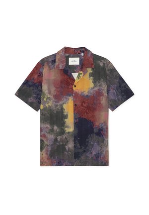 Les Deux, TIE DYE SHIRT - Риза - mediterranea green
