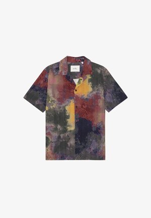 Les Deux, TIE DYE SHIRT - Chemise - mediterranea green