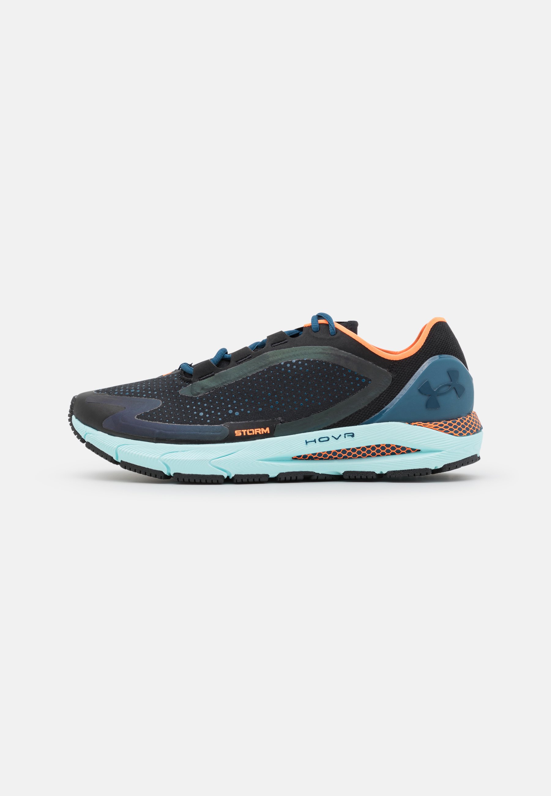under armour black orange shoes