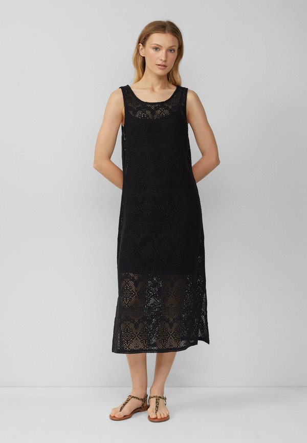 Strickkleid - schwarz