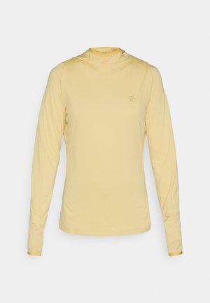 Fjällräven ABISKO SUN HOODIE - Long sleeved top - mais yellow