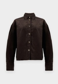 NINA SHIRT - Blus - coffee bean