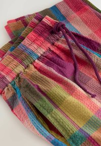 Next TEXTURED CHECK BARREL - Püksid - pink