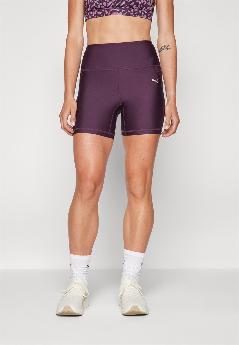 Puma RUN ULTRAFORM 6" TIGHT SHORT W - Leggings - midnight plum