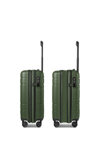 Redolz ESSENTIALS 11 4 ROLLEN KABINENTROLLEY 55 CM MIT DEHNFALTE UNISEX - Trolley - olive