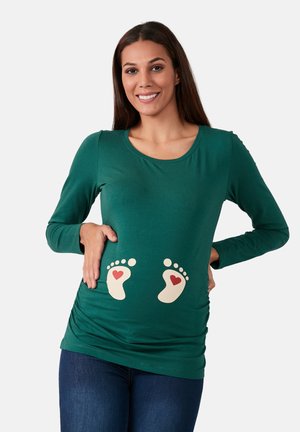 Langarmshirt - dunkelgrün