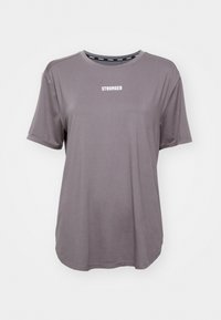 RELAXED TEE - T-skjorte til trening - volcanic glass