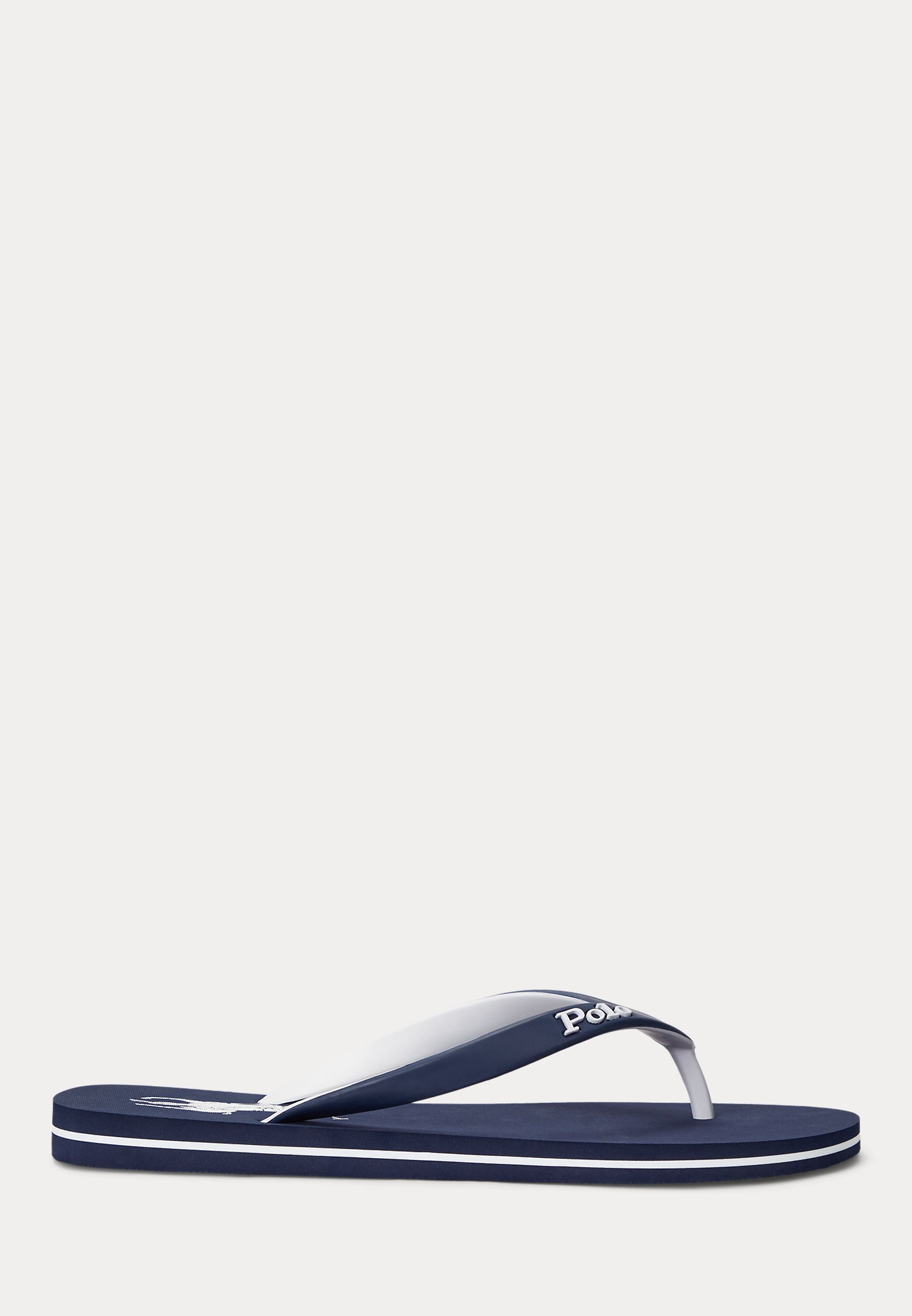 Polo Ralph Lauren Navy Blue with White Big Pony Slide Sandals Size 10 Polo Ralph Lauren Navy Blue with Red BIG PONY Slide Sandals  main image 2