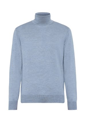 Boggi Milano POLO NECK - Pulover - light blue