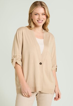 COMFORT - Strickjacke - beige