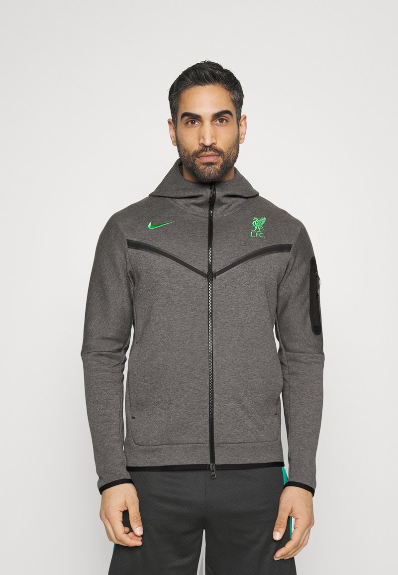 Nike Performance LIVERPOOL FC TECH HOODIE Sweatjacke charcoal