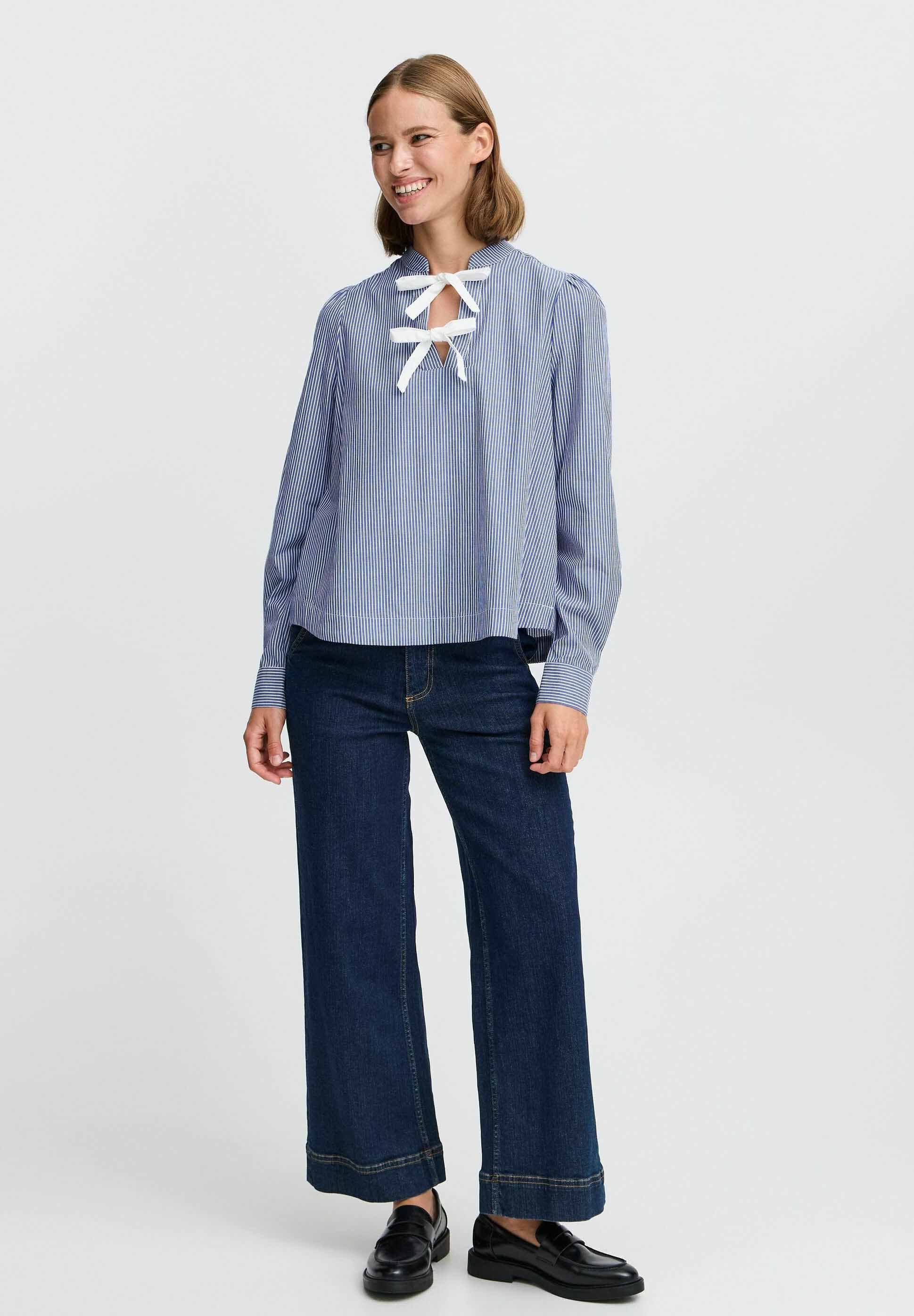 売れ筋商品|||ビーヤング シャツ レディース トップス BYIBIS - Blouse - deep ultramarine mix b.young BYIBIS - Blouse - deep ultramarine mix/blauw