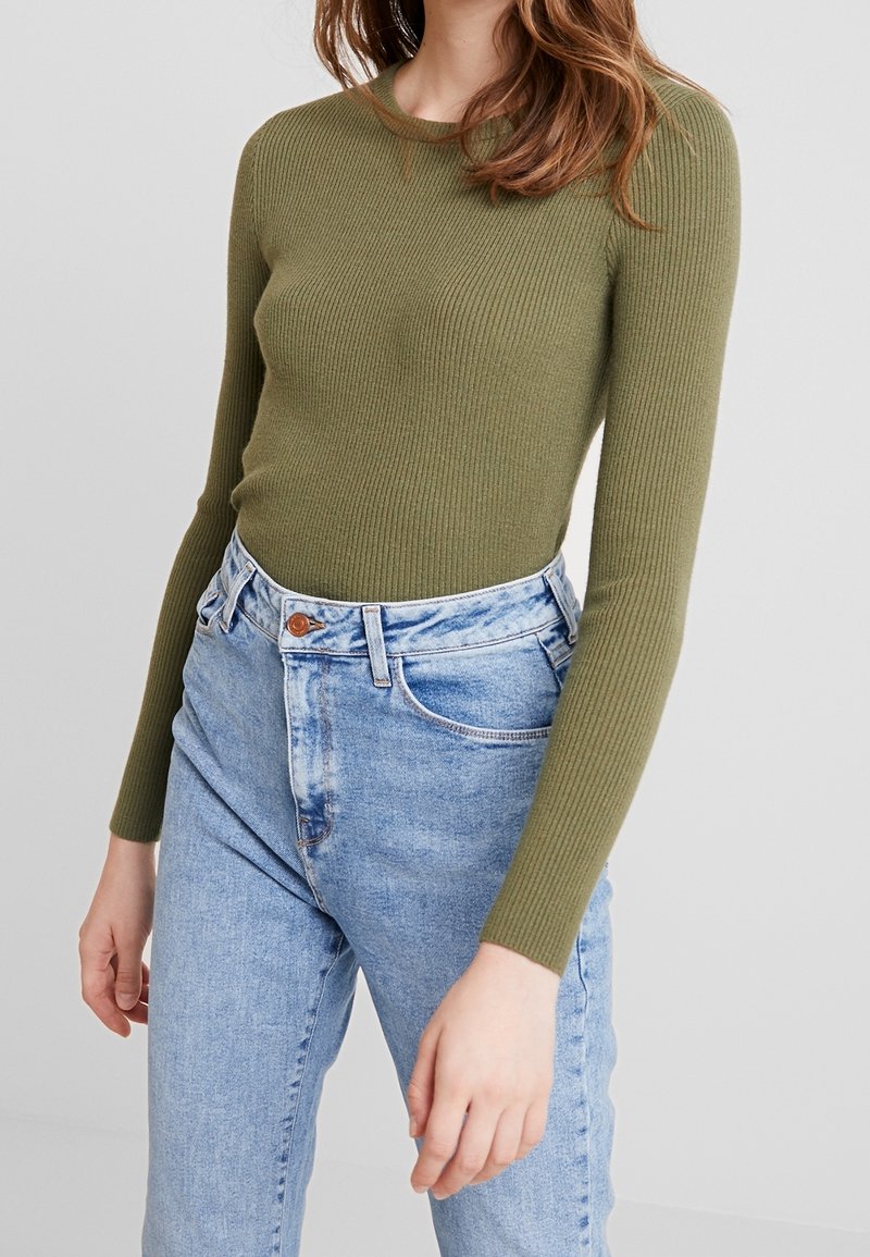 Noisy May Strickpullover - olive