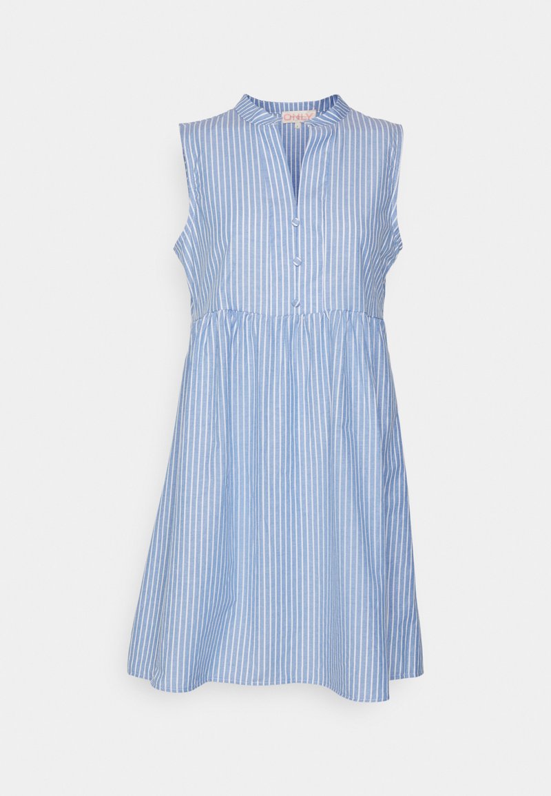 Damen Freizeitkleider | ONLY Petite ONLANNA DRESS ABOVE KNEE Blusenkleid cloud dancer/medium denim blue/weiß - YZ43950 Damen Freizeitkleider | ONLY Petite ONLANNA DRESS ABOVE KNEE Blusenkleid cloud dancer/medium denim blue/weiß - YZ43950