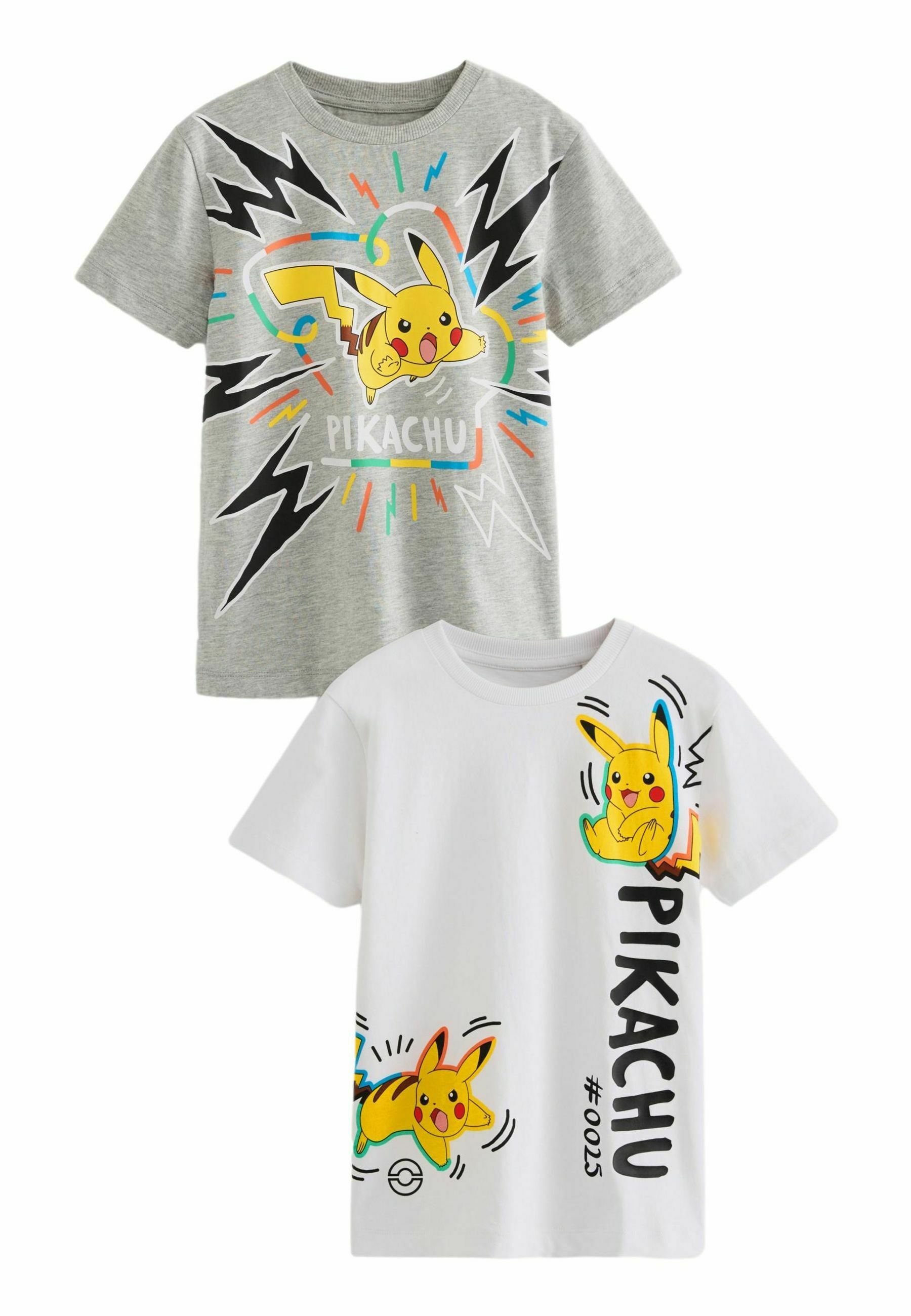 Next POKÉMON PACK REGULAR FIT Print T-shirt grey marl