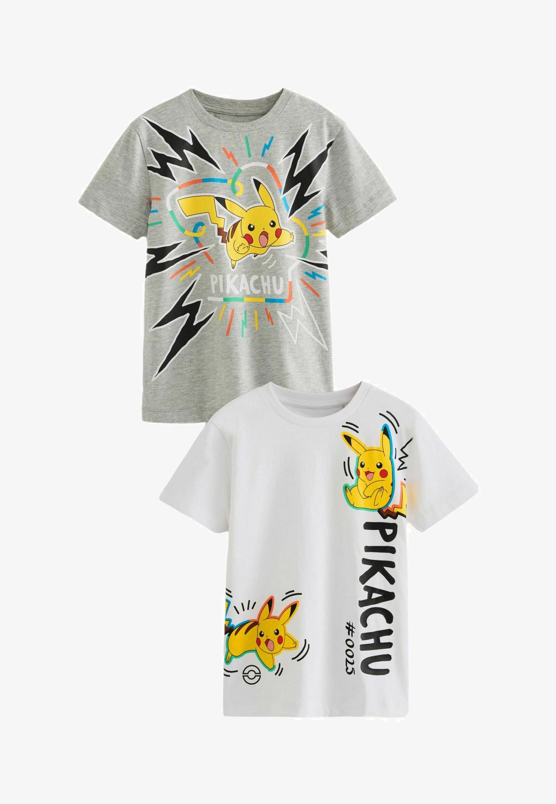 Next POKÉMON PACK REGULAR FIT Print T-shirt grey marl