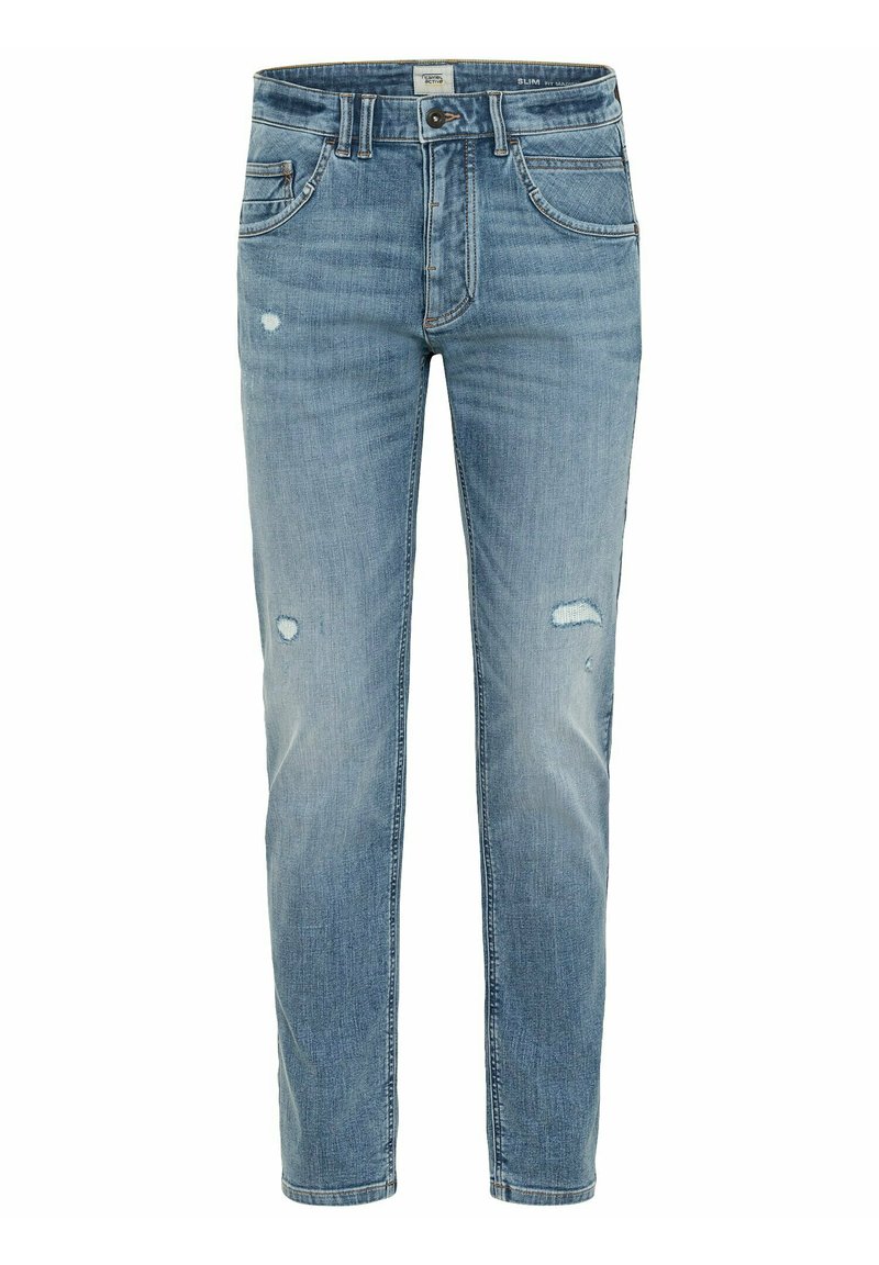 camel active Slim fit jeans lichtblauw denim