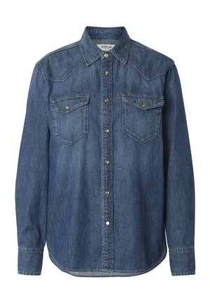 Replay, HEMD FP - Overhemdblouse - medium blue