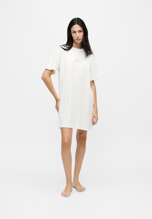 Hunkemöller, BOXY R NECK 2 PACK - Νυχτικό - white/blue