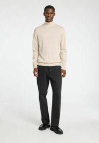 Selected Homme ROLLKRAGEN - Neule - oatmeal
