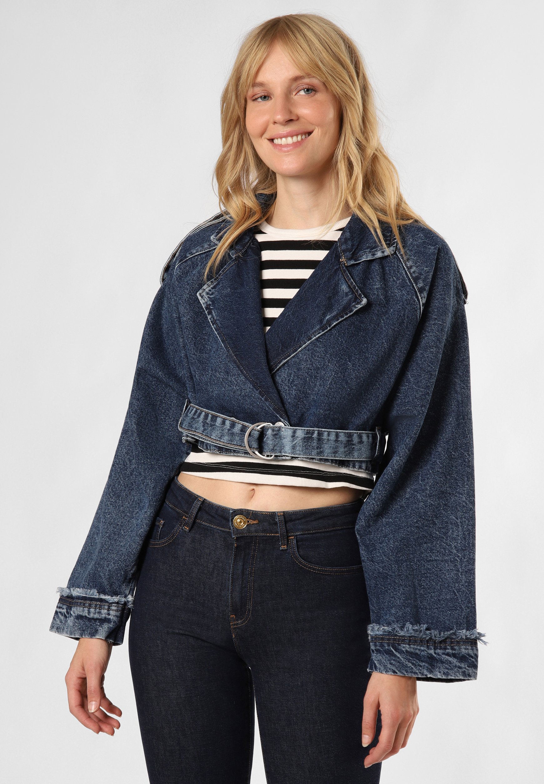 Noisy May TALLA Jeansjacke medium stone/blau