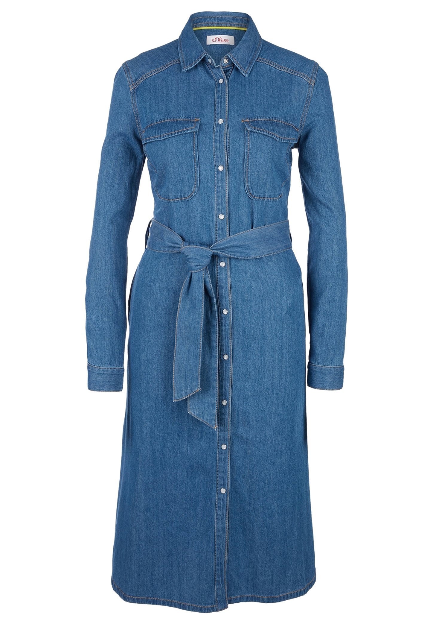 s.Oliver Denim dress - blue/stone blue denim - Zalando.de