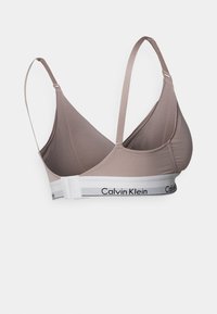 Calvin Klein Underwear MATERNITY LIGHTLY LINED TRIANGLE ICON - Trojuholníková podprsenka - beige