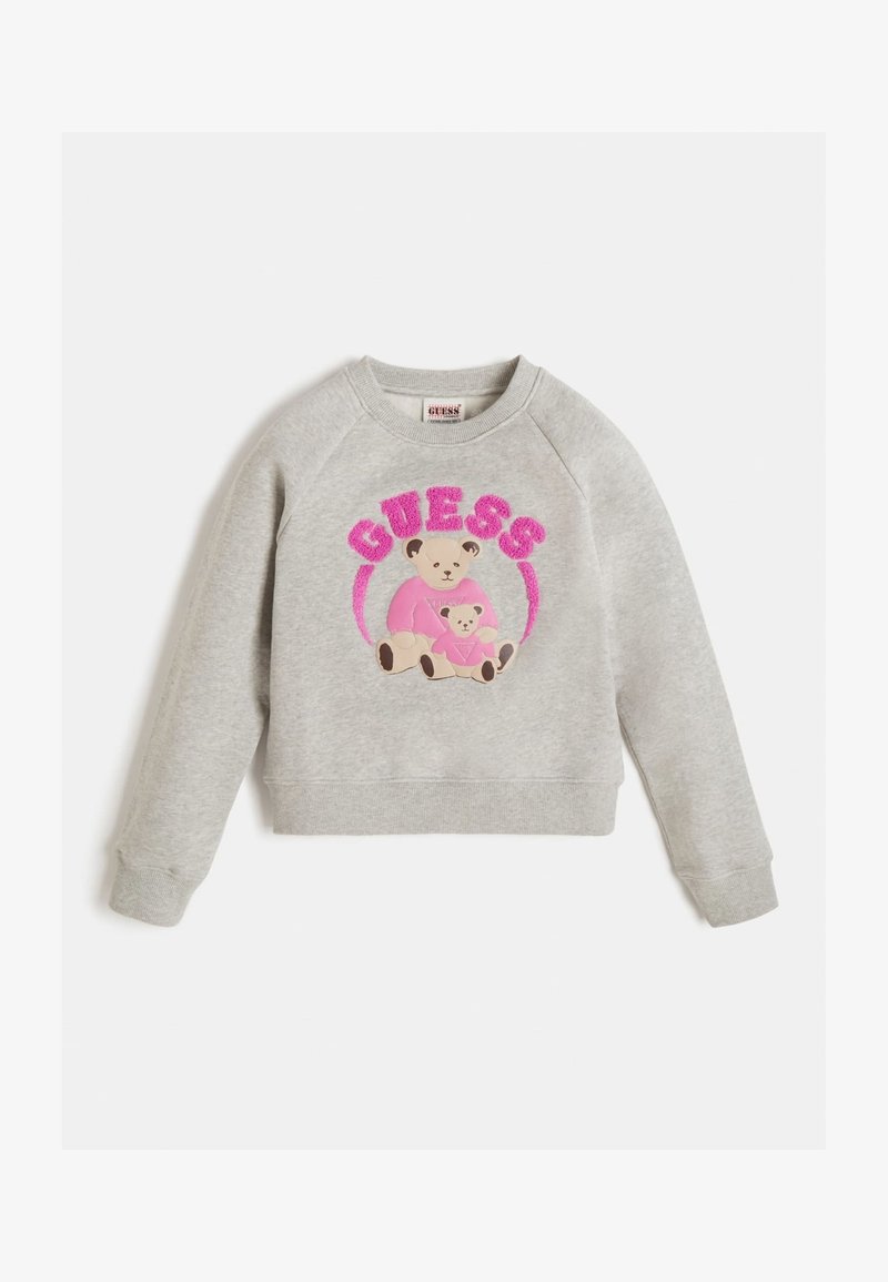 Guess FRONTLOGO - Sweatshirt - grau
