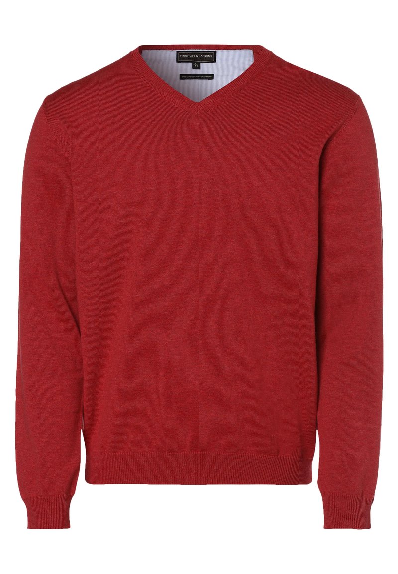Herren Strickjacken | FINSHLEY & HARDING Strickpullover himbeer/blau - CZ15065 Herren Strickjacken | FINSHLEY & HARDING Strickpullover himbeer/blau - CZ15065